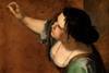 Artemisia Gentileschi in a self-portrait