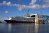Saga Cruises Spirit of Discovery enters the water
