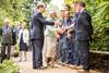 HRH Princess Alexandra opens the new 'Princess Alexandra Gardens' at Leeds Castle