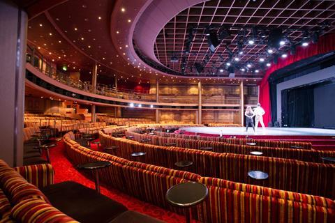 Palladium venue aboard Ambiance, Ambassador Cruise Line